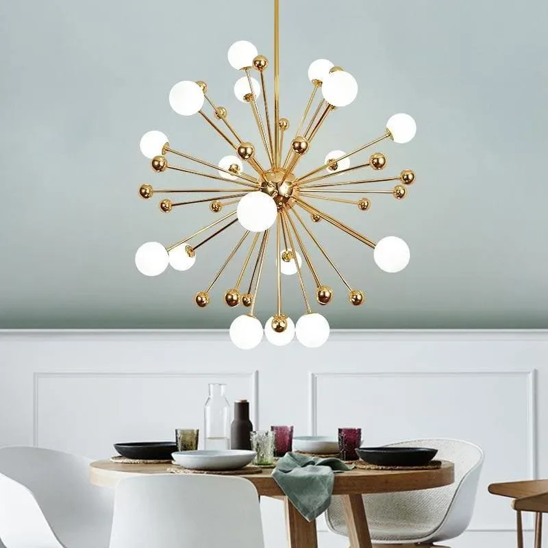 Cameil Gold Chandelier D40" - Image 3