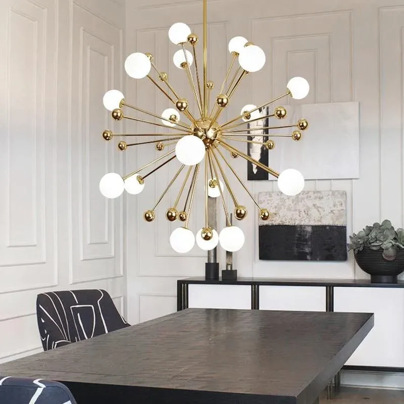 Cameil Gold Chandelier D40" - Image 4