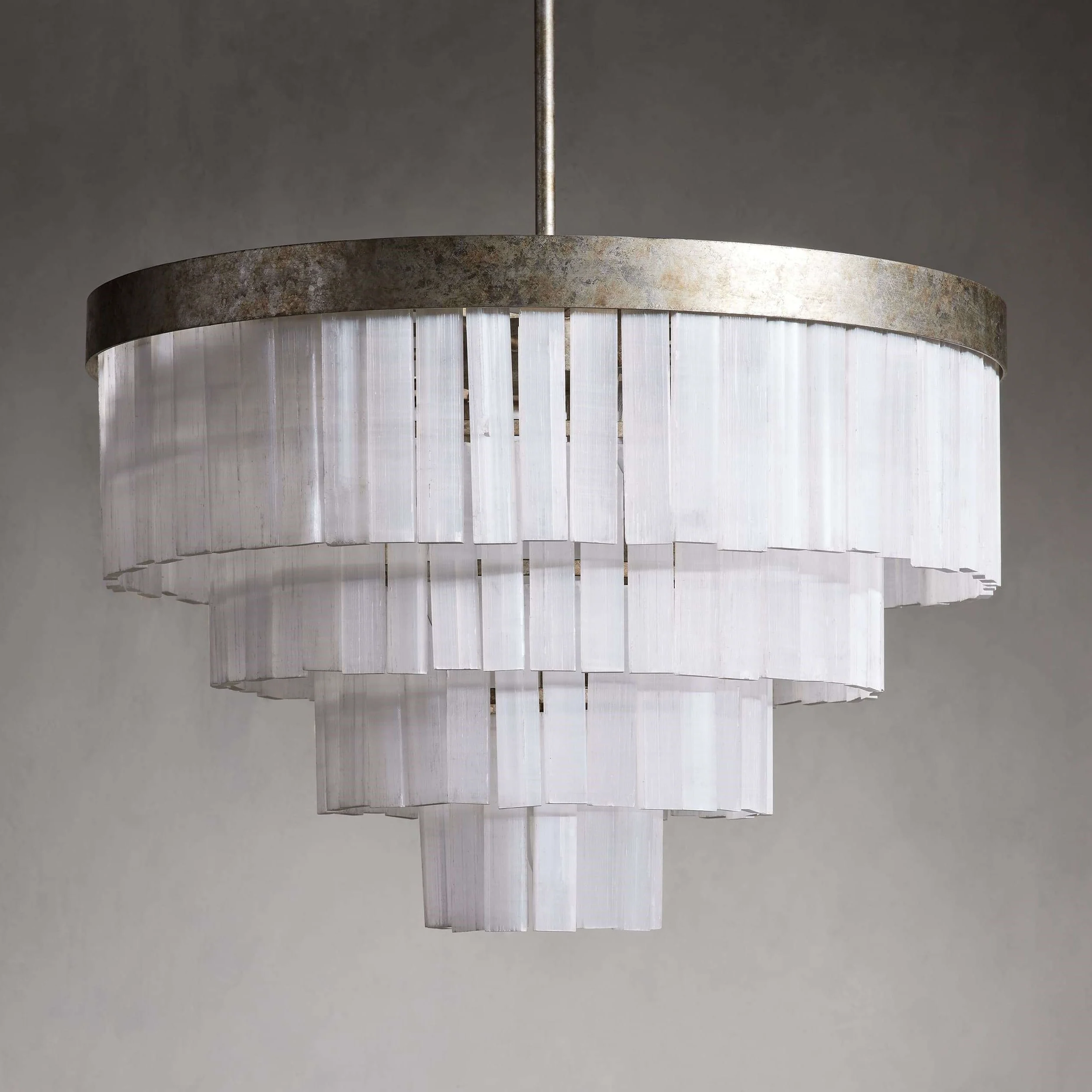 Camron Luxury 4 Tier Selenite Chandelier - Image 2