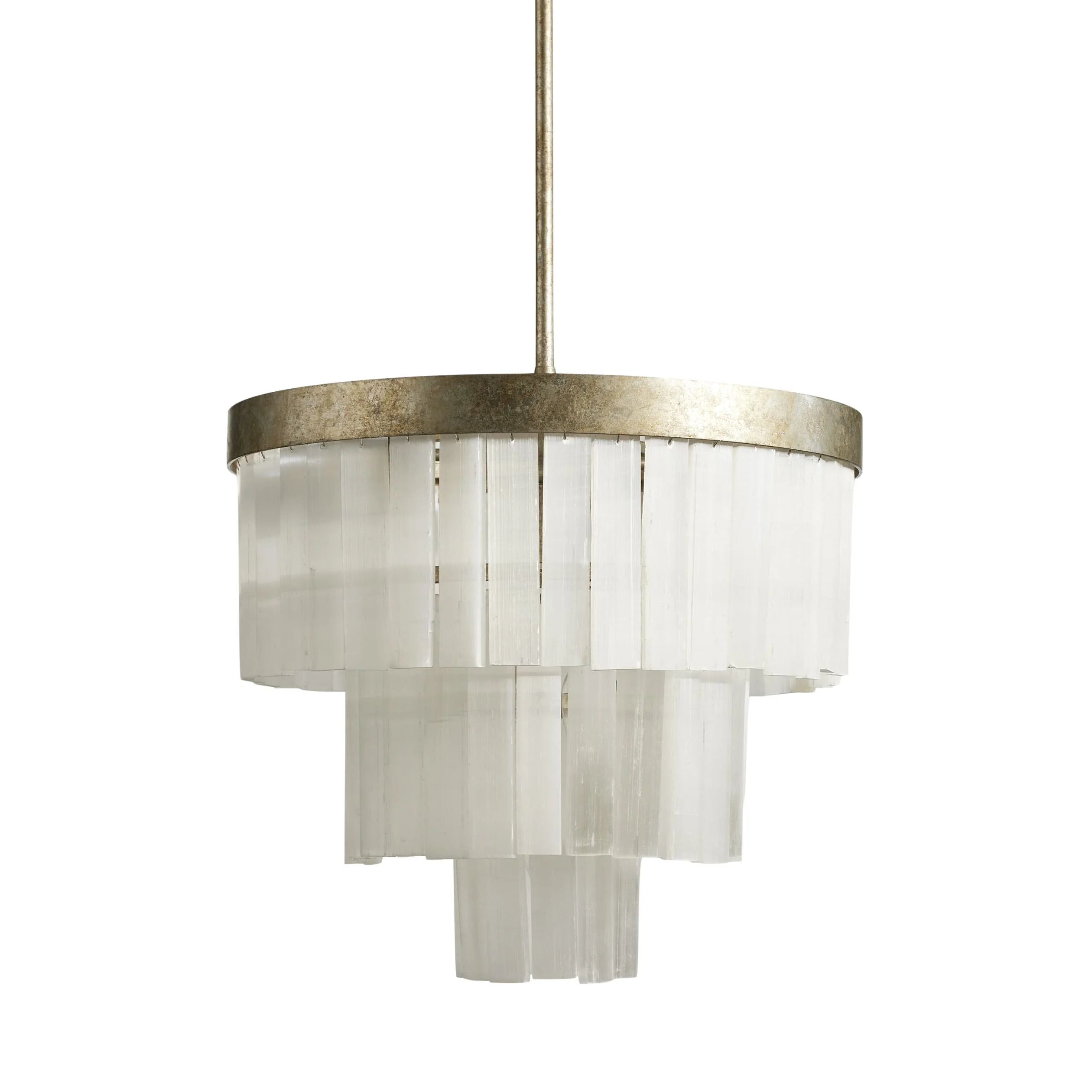 Camron Luxury Selenite 3 Tier Round Chandelier - Image 4