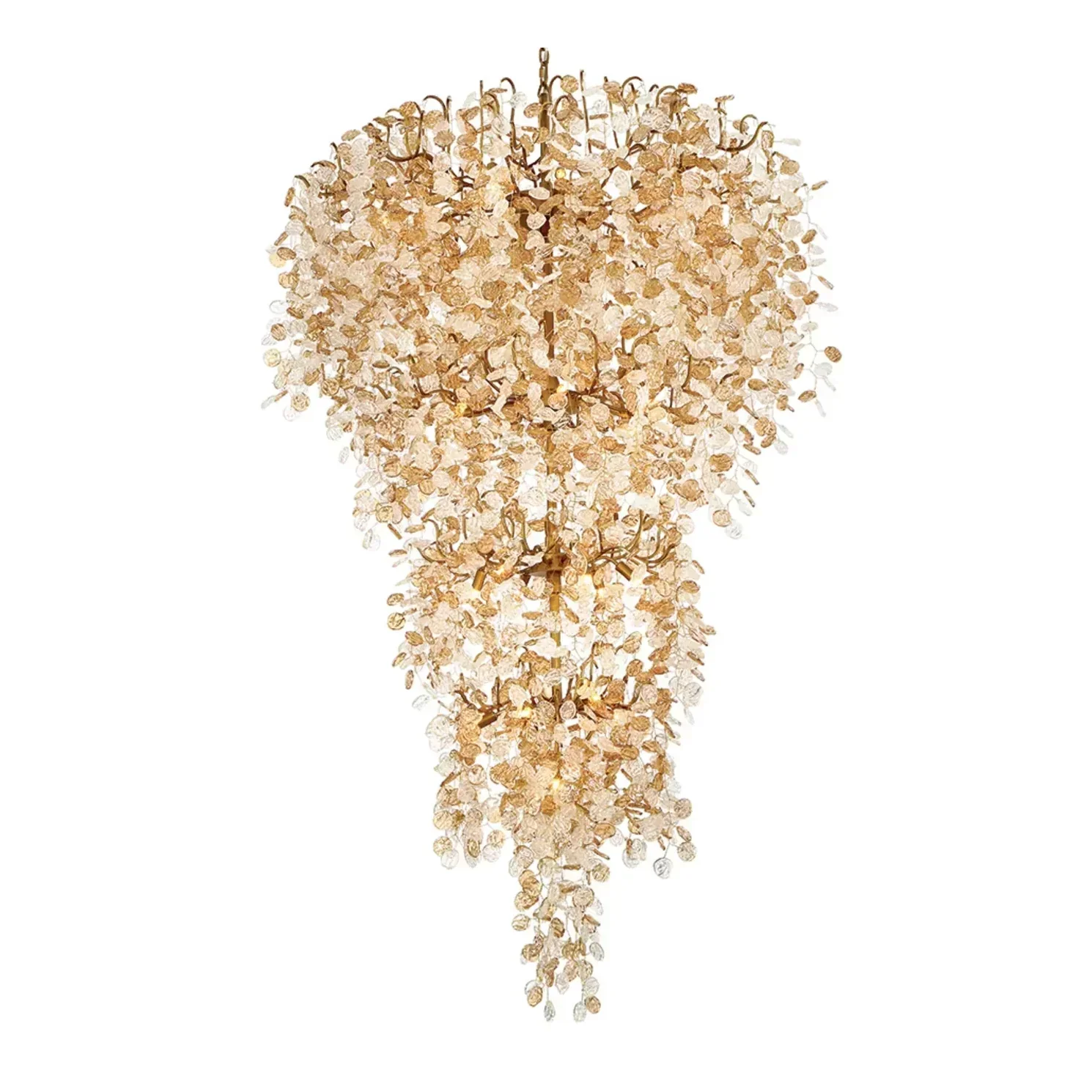 Lignia Branch Round Multi-tier Chandelier 33Light 47"W - Image 2