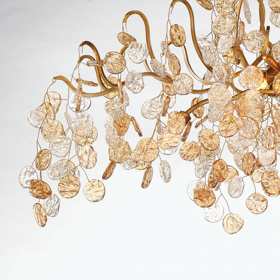 Lignia Crystal Branch Gold Artistic 45" Chandelier - Image 4