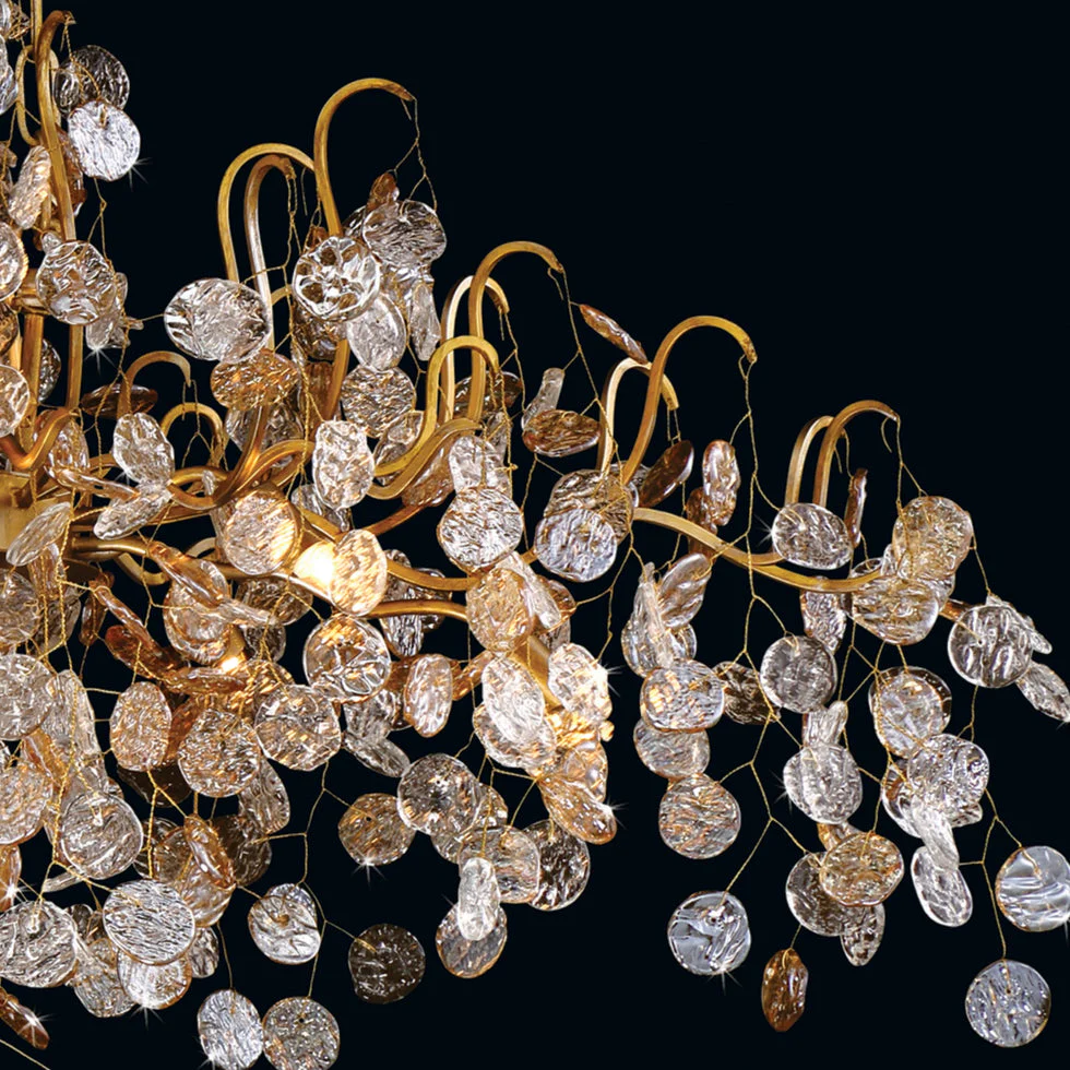 Lignia Crystal Branch Gold Artistic 45" Chandelier - Image 5