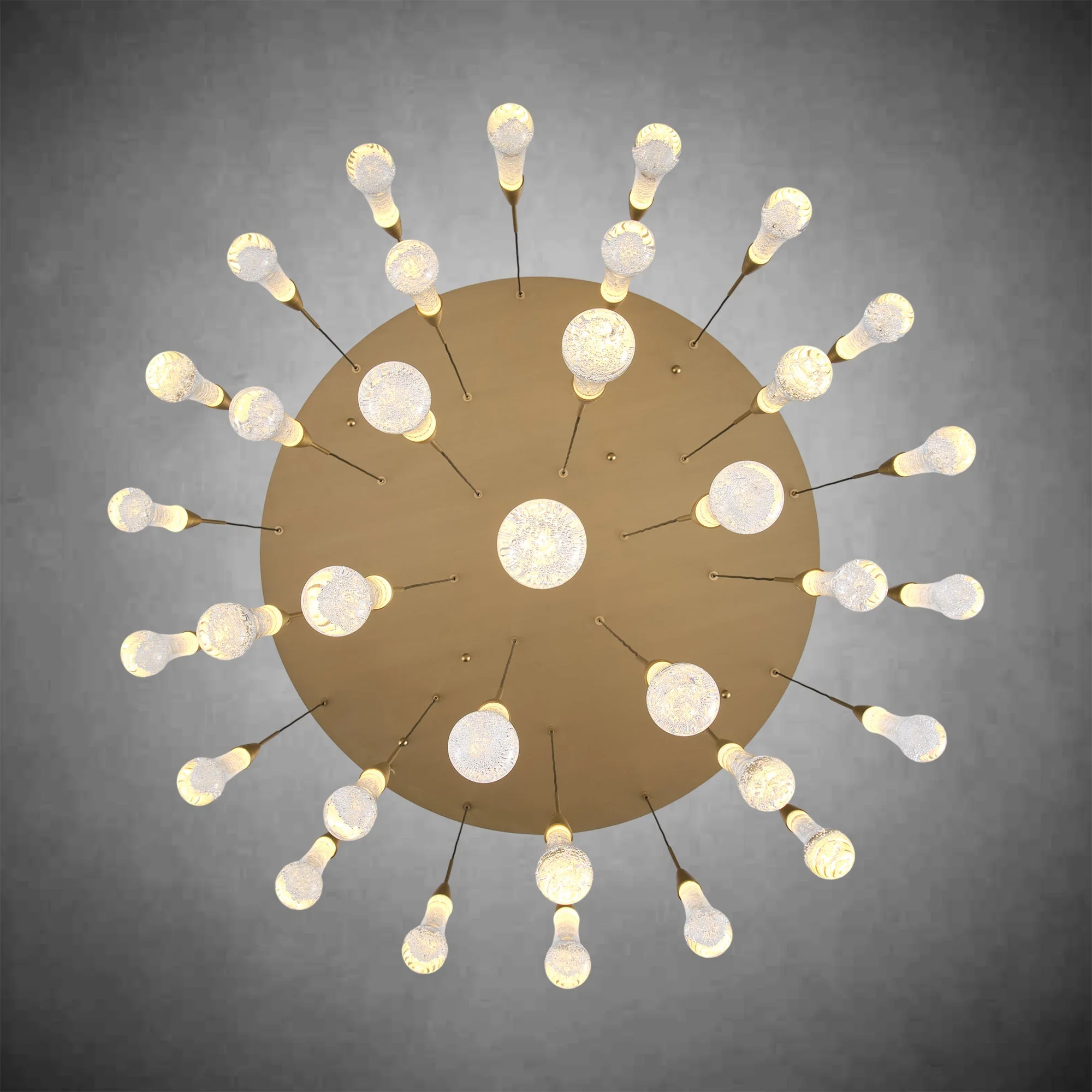 Cascade Glass Raindrop Chandelier - Luxury Grand Foyer & Staircase Lighting - Image 5