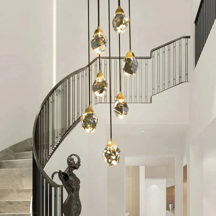 Cassian Postmodern Crystal Multi-Lights Pendant Chandelier - Image 5