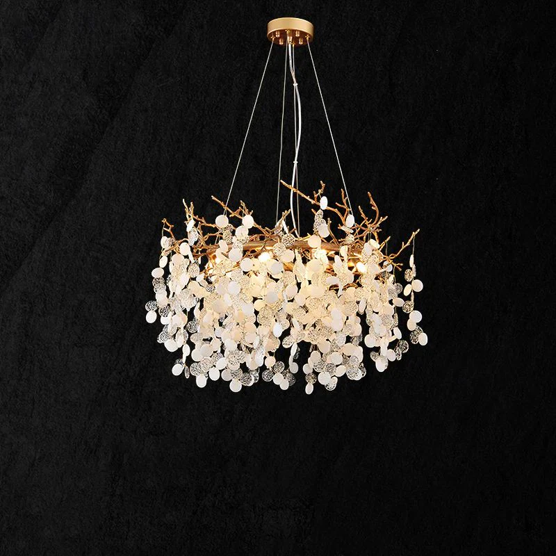 Cathy Round Circle Fortune Tree Round Branch Chandelier - Image 6