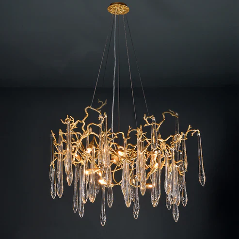Cecily Modern Crystal Branch Chandelier - Image 3