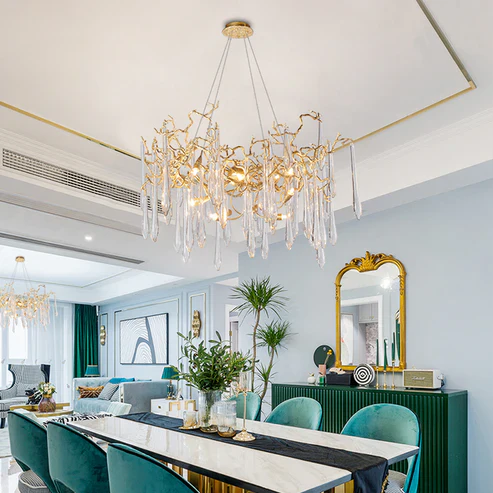Cecily Modern Crystal Branch Chandelier - Image 4