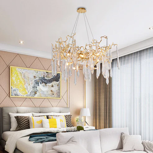 Cecily Modern Crystal Branch Chandelier - Image 5