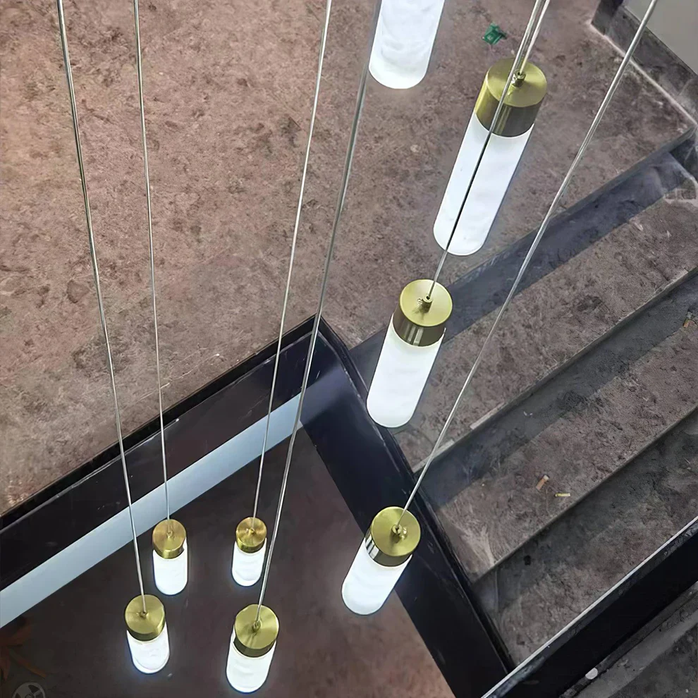 Celestial Alabaster Cascade Chandelier - Image 12