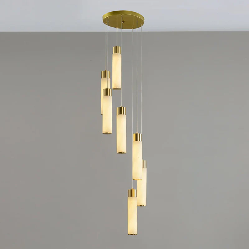 Celestial Alabaster Cascade Chandelier - Image 16