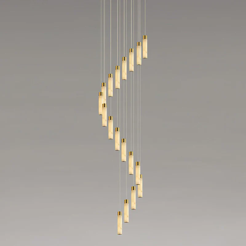 Celestial Alabaster Cascade Chandelier - Image 18