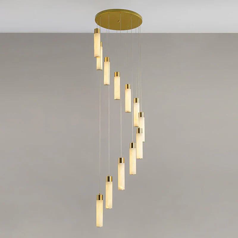 Celestial Alabaster Cascade Chandelier - Image 21