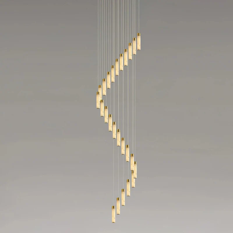 Celestial Alabaster Cascade Chandelier - Image 22