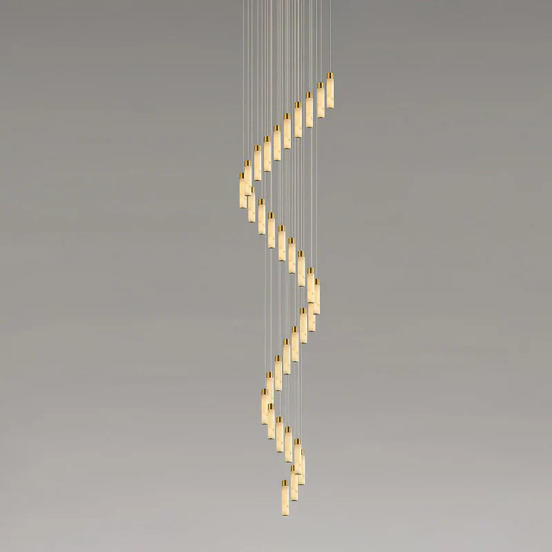 Celestial Alabaster Cascade Chandelier - Image 24