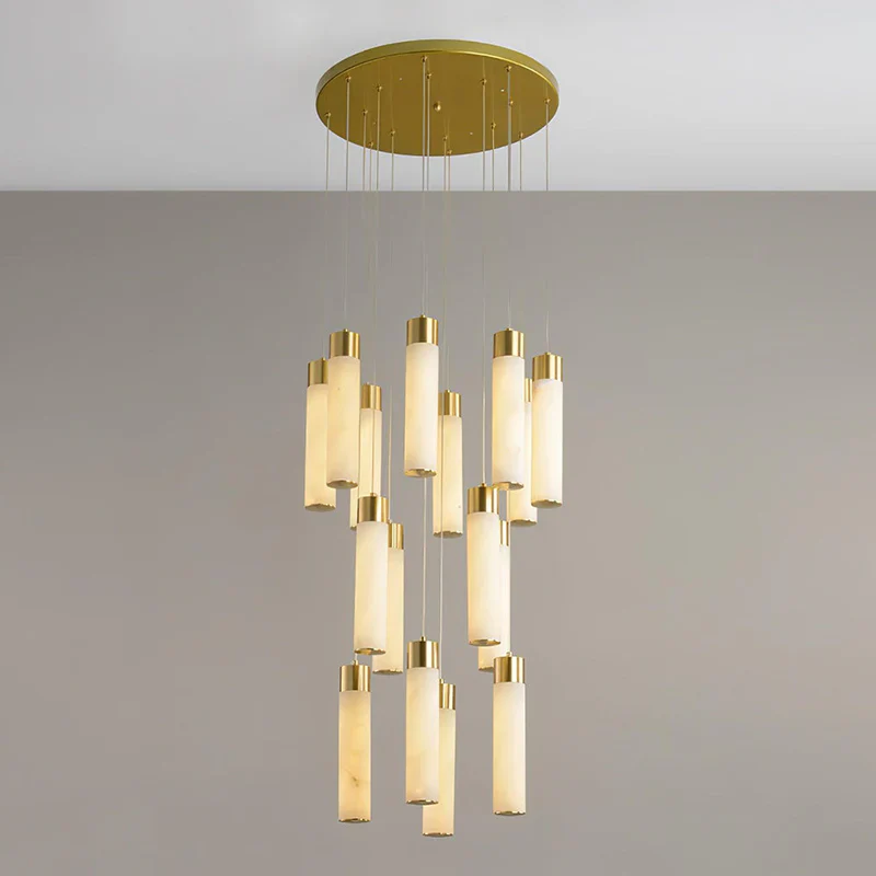 Celestial Alabaster Cascade Chandelier - Image 26