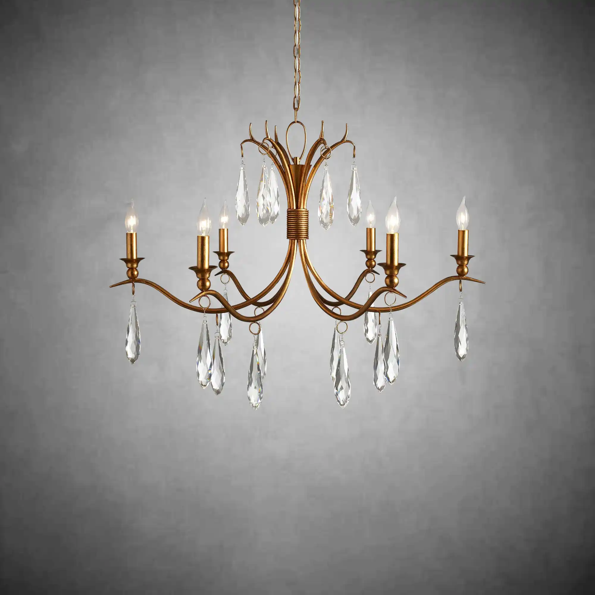 Celine Chandelier 36'' 59'' - Image 3