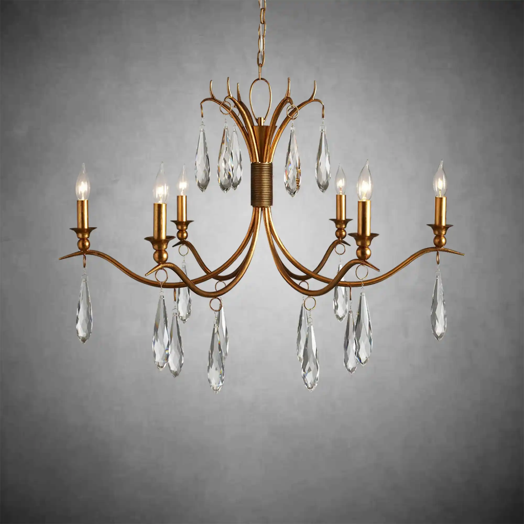 Celine Chandelier 36'' 59'' - Image 6