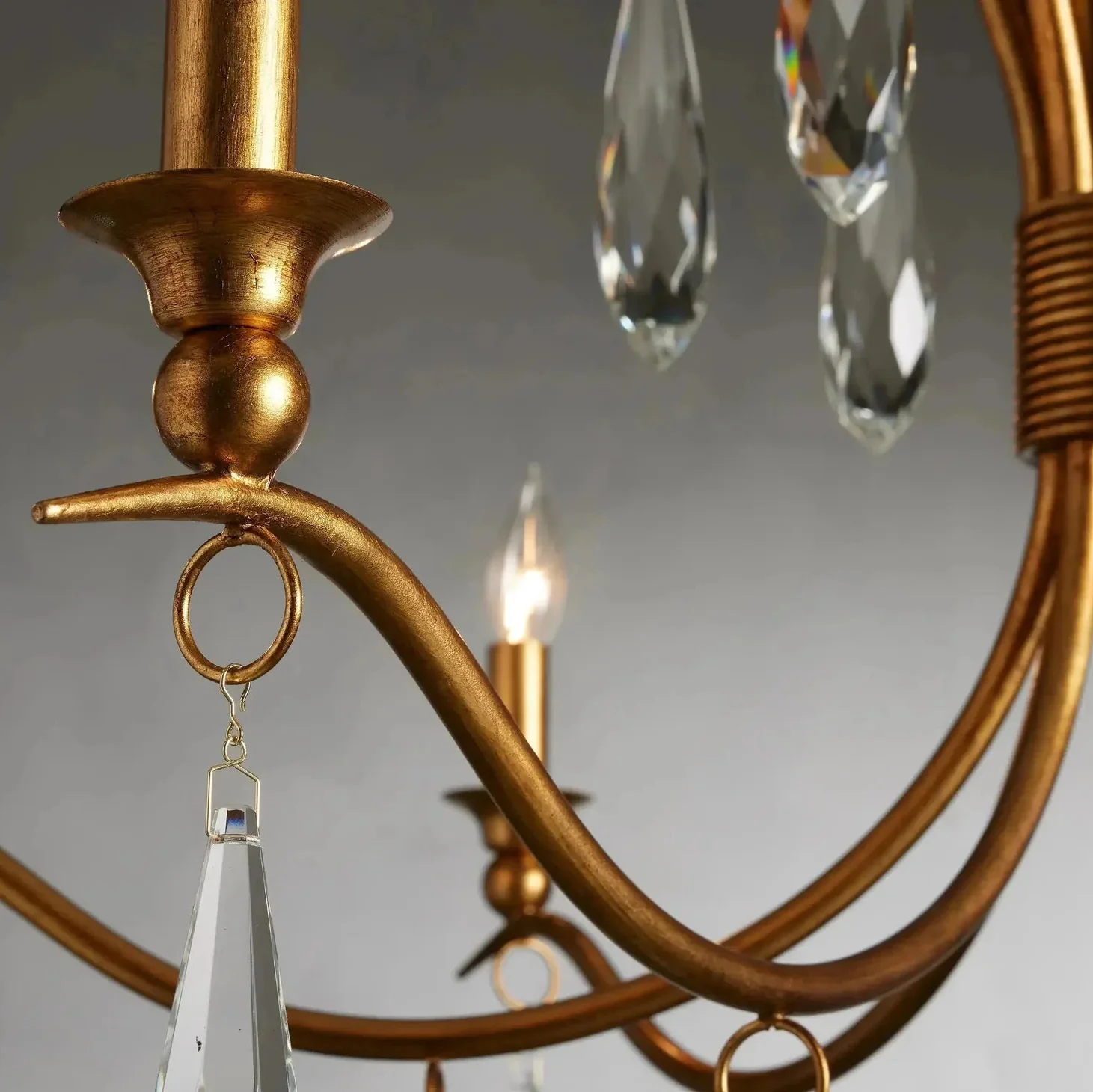 Celine Chandelier 36'' 59'' - Image 8