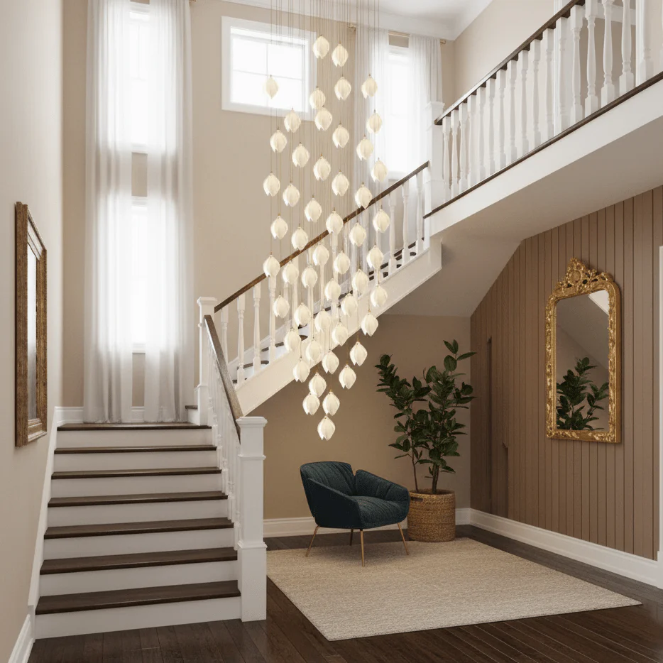 Galaxy Celeste Flora Crystal Spiral Chandelier - Image 13