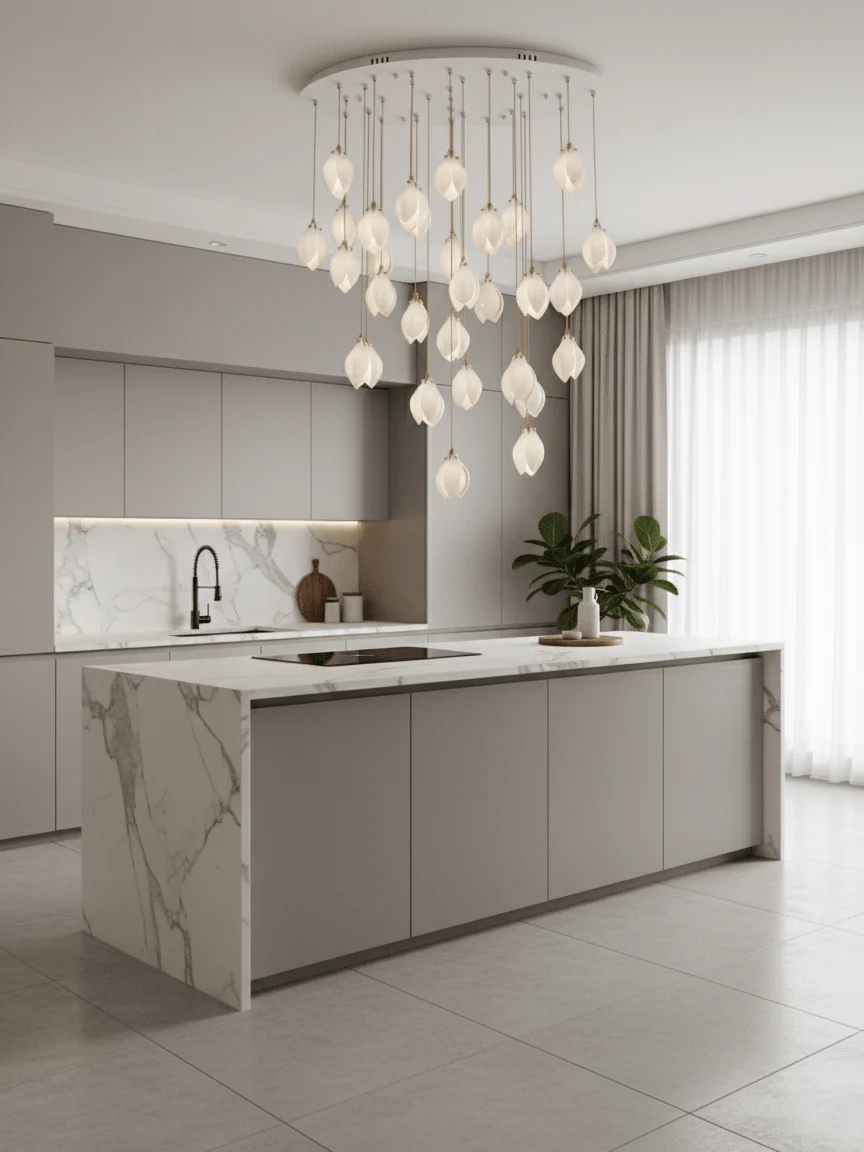 Galaxy Celeste Flora Crystal Spiral Chandelier - Image 14