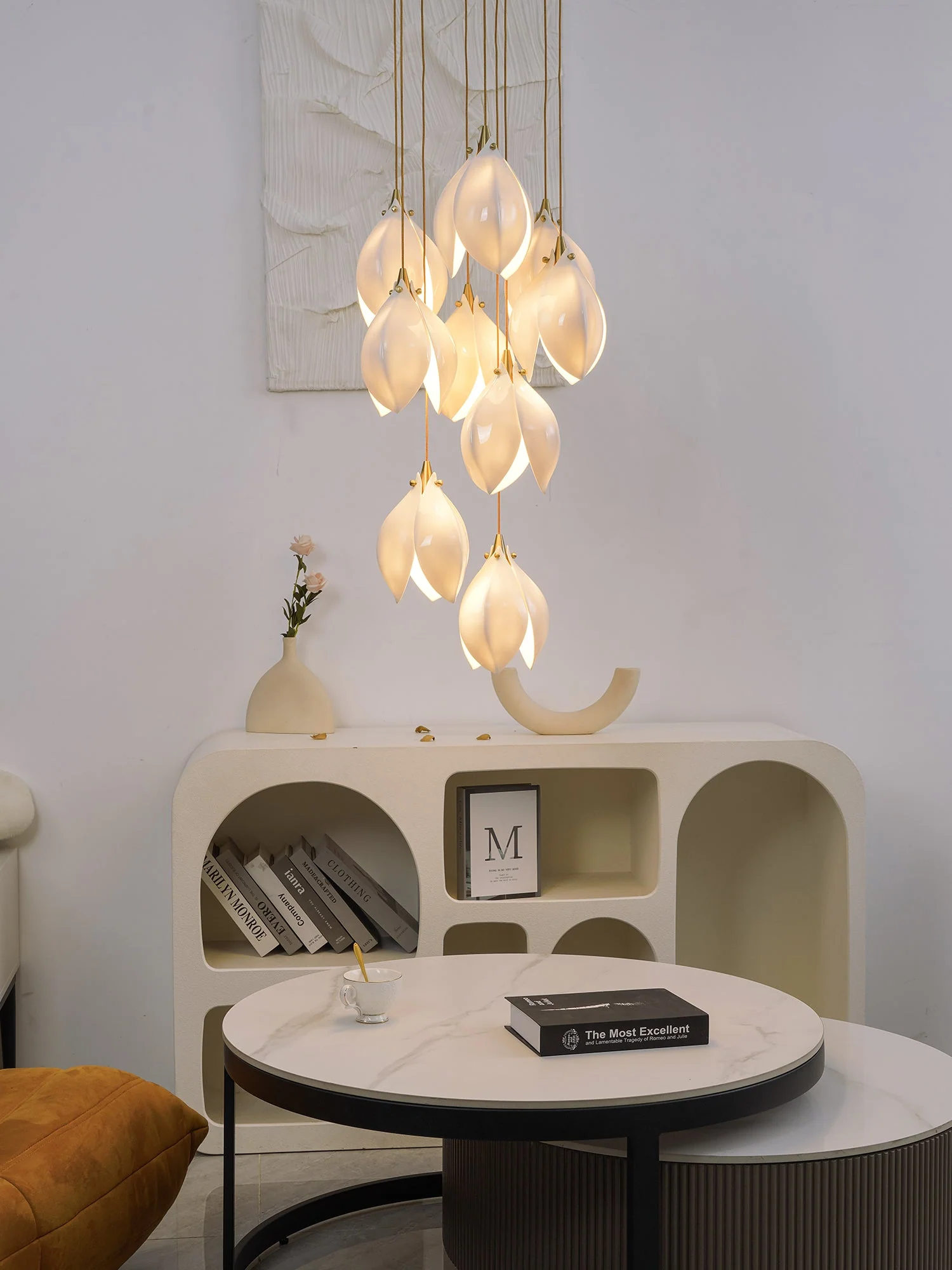 Galaxy Celeste Flora Crystal Spiral Chandelier - Image 19