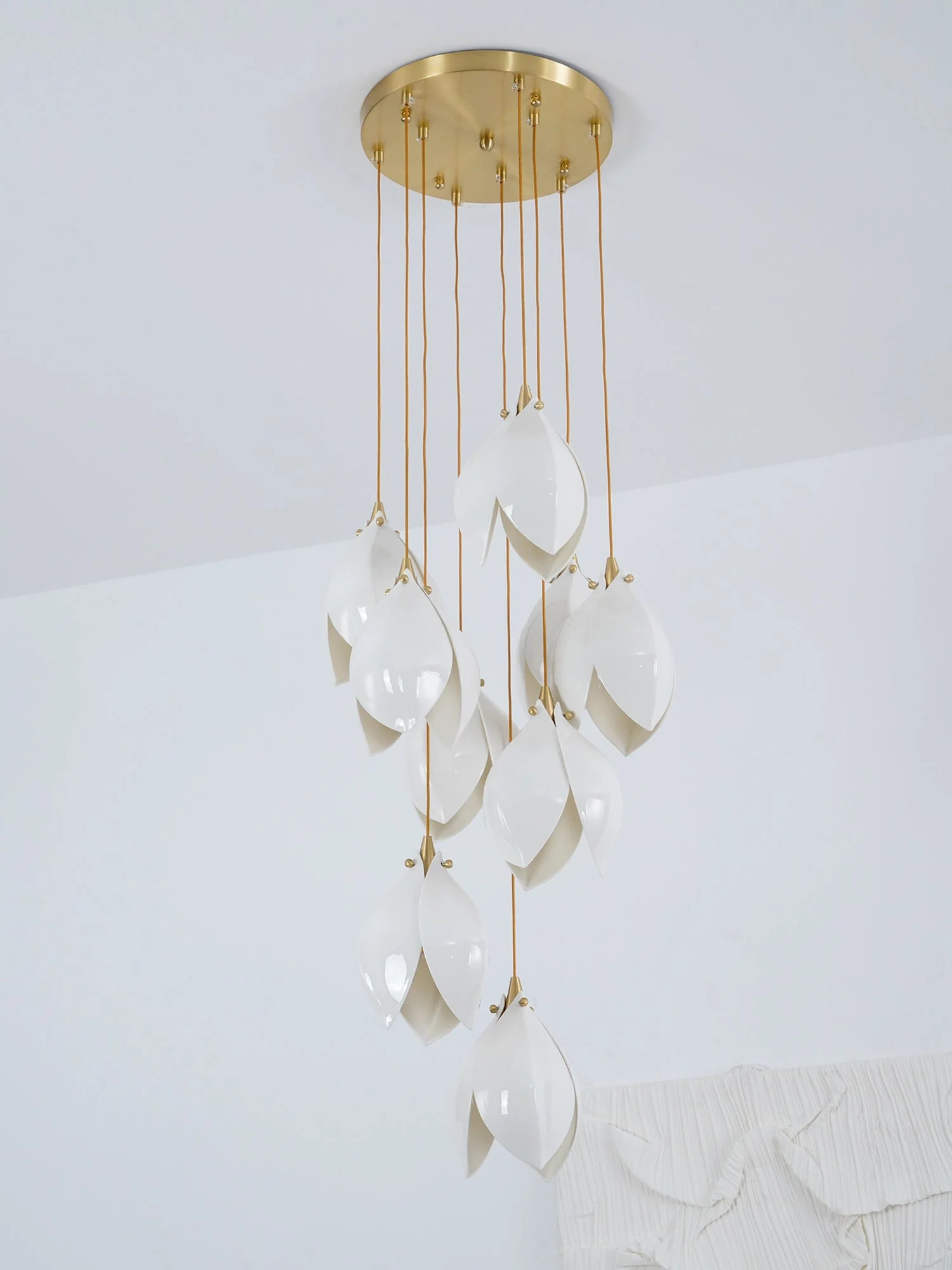 Galaxy Celeste Flora Crystal Spiral Chandelier - Image 22