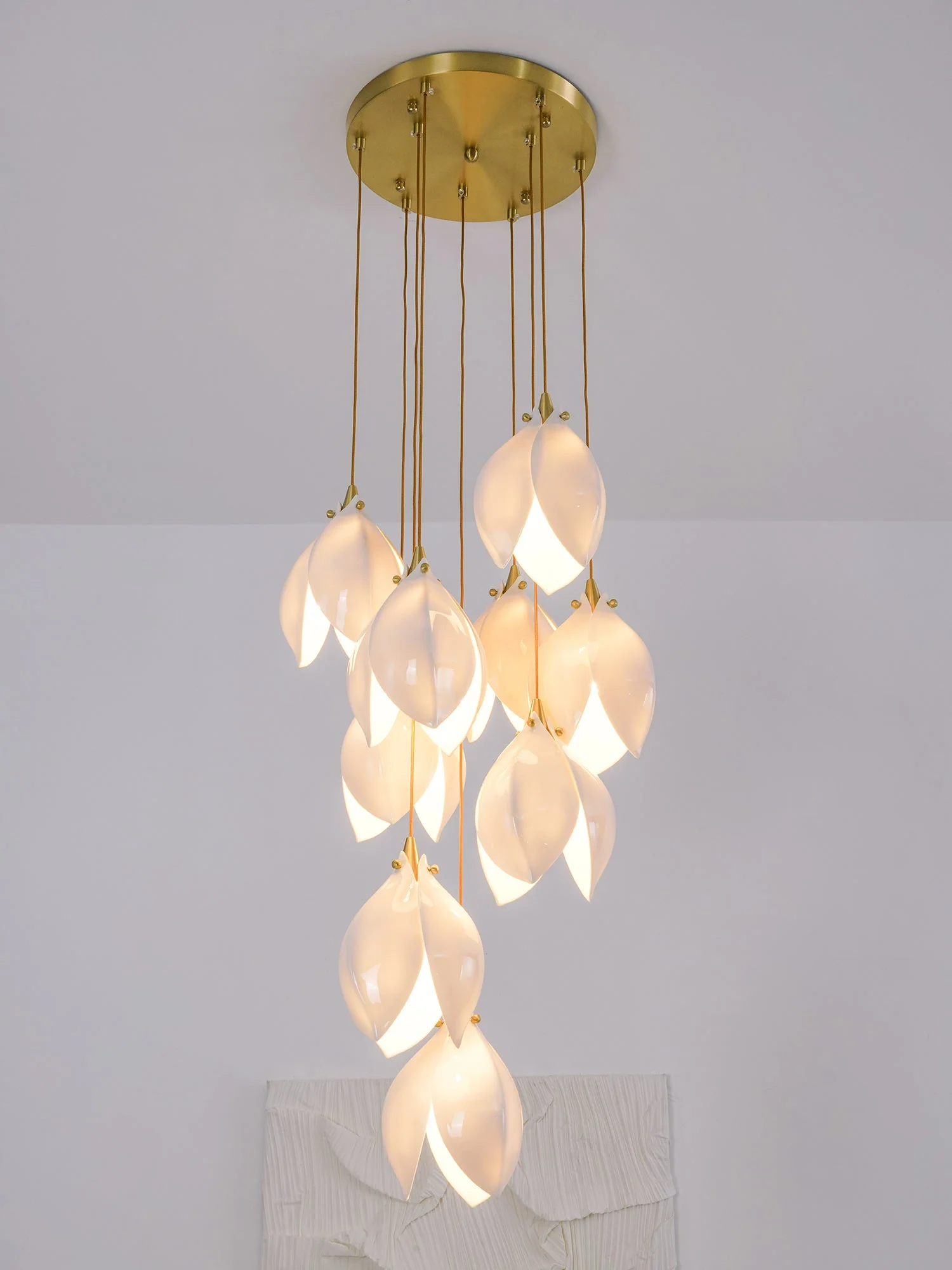 Galaxy Celeste Flora Crystal Spiral Chandelier - Image 23
