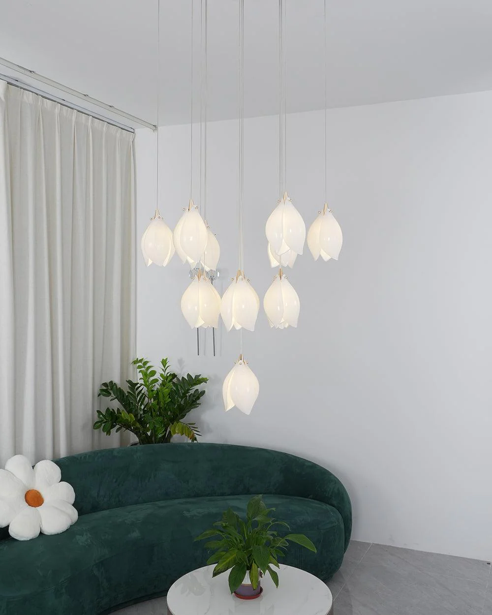 Galaxy Celeste Flora Crystal Spiral Chandelier - Image 27