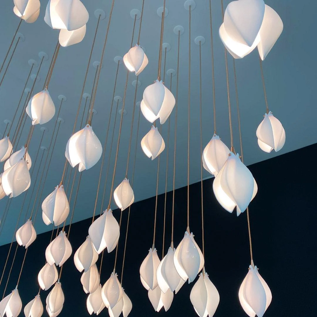 Galaxy Celeste Flora Crystal Spiral Chandelier - Image 30