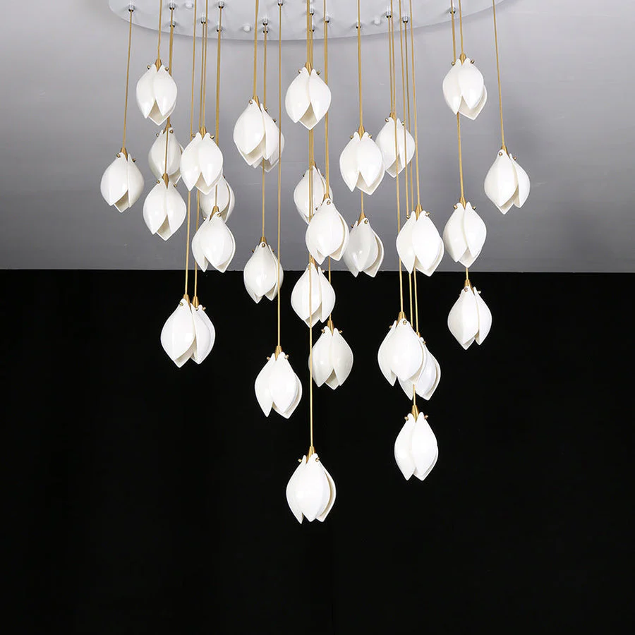 Galaxy Celeste Flora Crystal Spiral Chandelier - Image 31