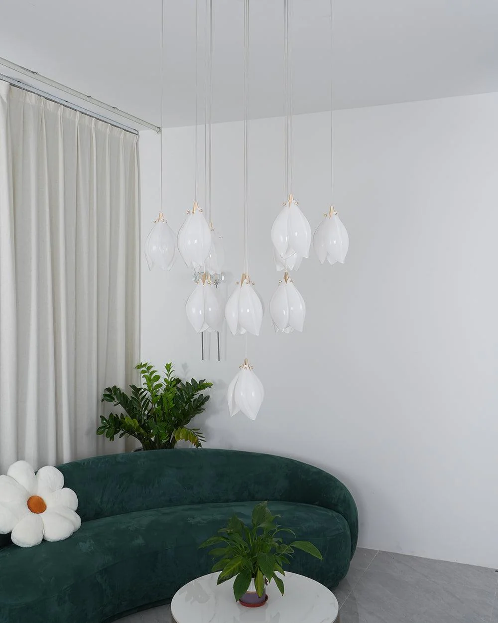 Galaxy Celeste Flora Crystal Spiral Chandelier - Image 32