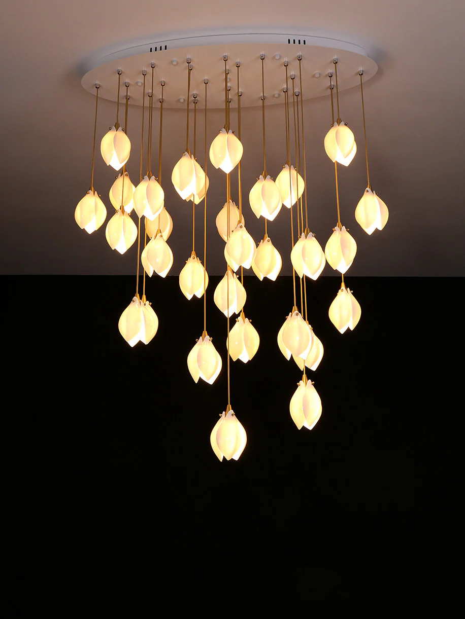 Galaxy Celeste Flora Crystal Spiral Chandelier - Image 33