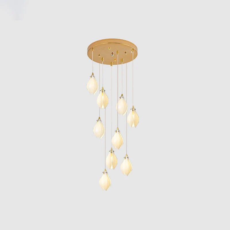 Galaxy Celeste Flora Crystal Spiral Chandelier - Image 62