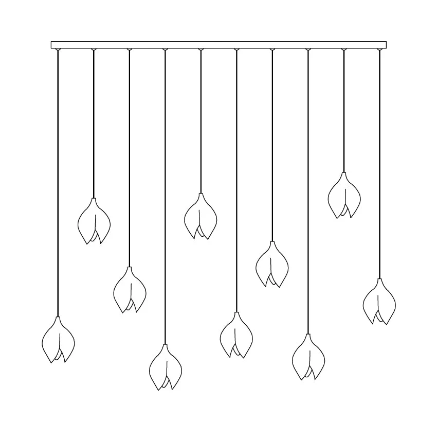 Galaxy Celeste Flora Crystal Spiral Chandelier - Image 68
