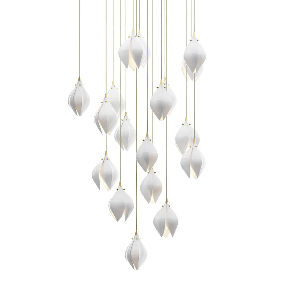 Galaxy Celeste Flora Crystal Spiral Chandelier - Image 69