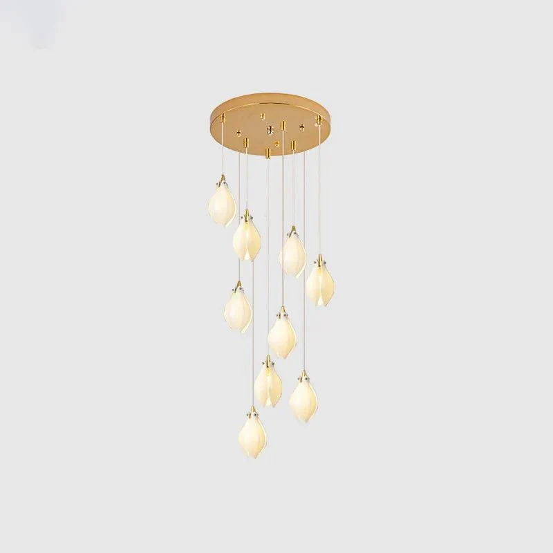 Galaxy Celeste Flora Crystal Spiral Chandelier - Image 86