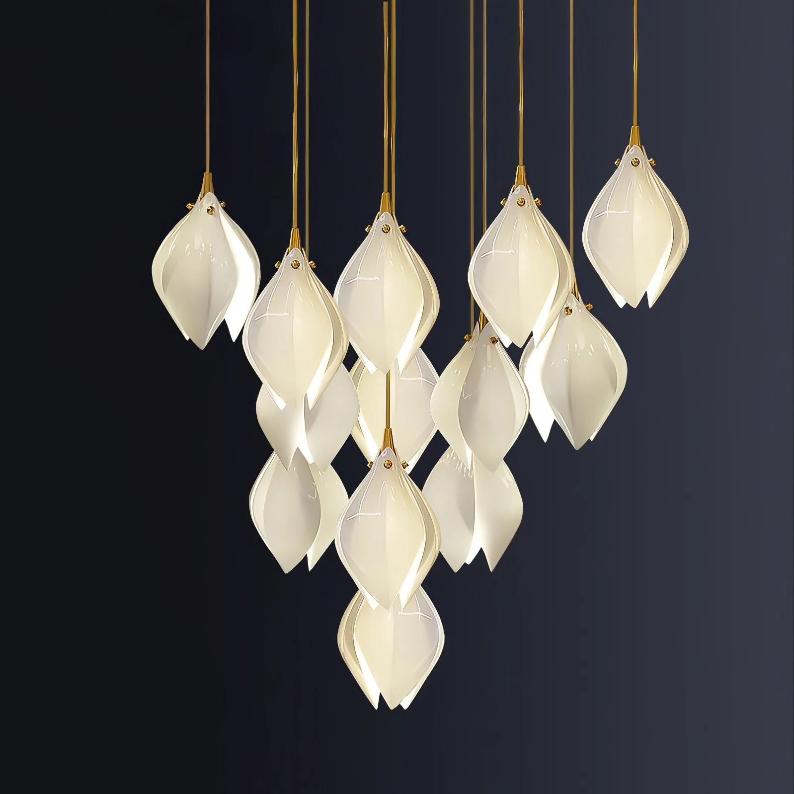 Galaxy Celeste Flora Crystal Spiral Chandelier - Image 9