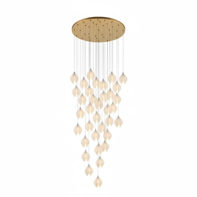 Galaxy Celeste Flora Crystal Spiral Chandelier - Image 90