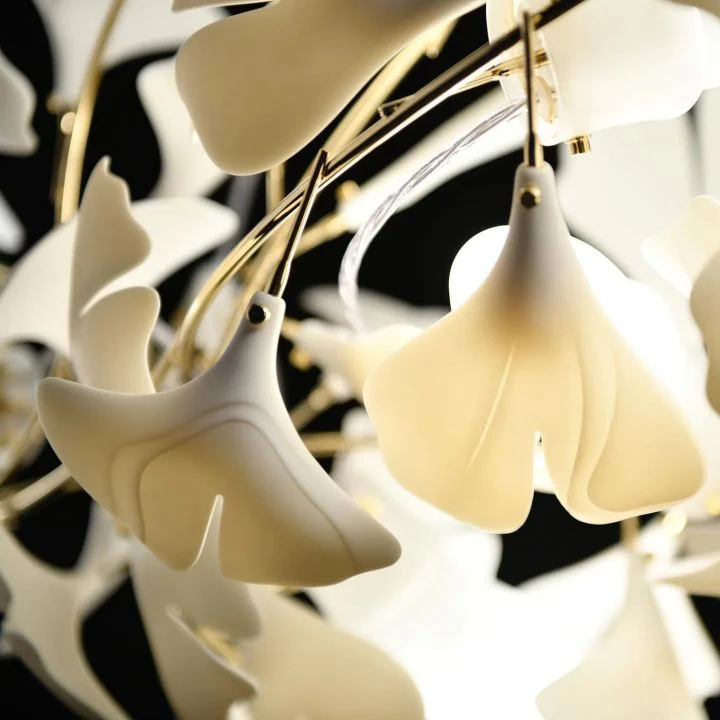 Ceramic Gingko Luxury Chandelier Style G - Image 10
