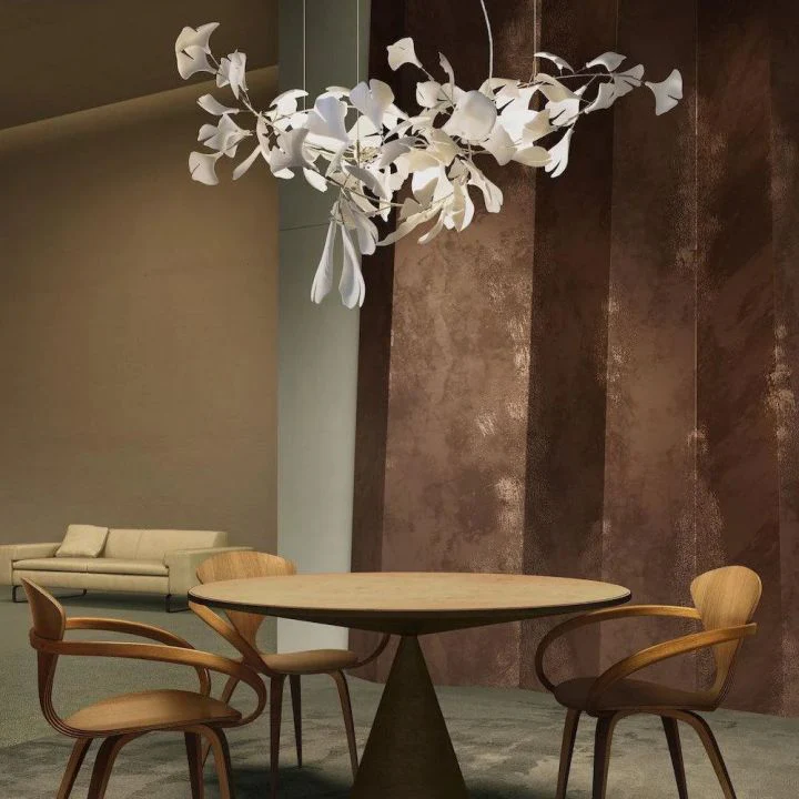 Ceramic Gingko Luxury Chandelier Style G - Image 3