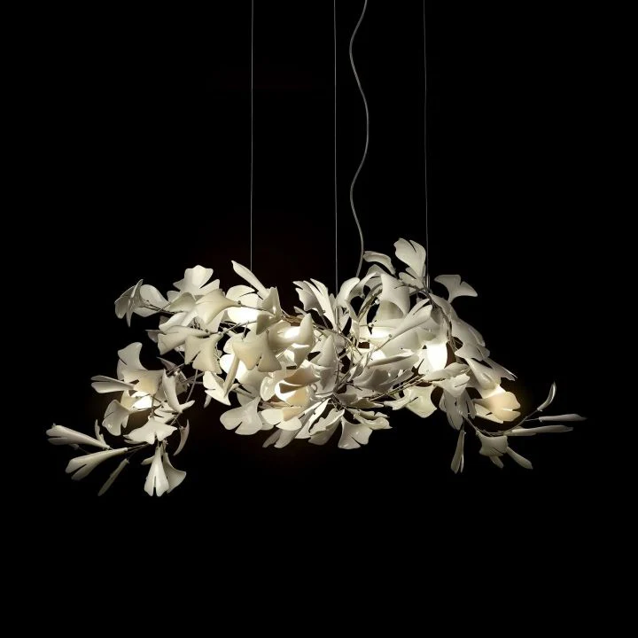 Ceramic Gingko Luxury Chandelier Style G - Image 6