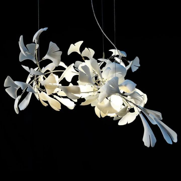 Ceramic Gingko Luxury Chandelier Style G - Image 7