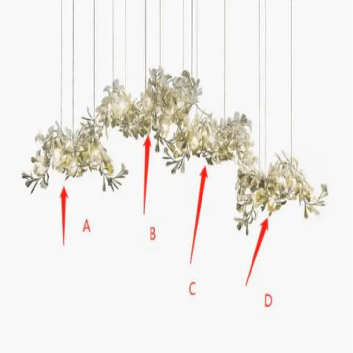 Ceramic Gingko Luxury Chandelier Style H - Image 13