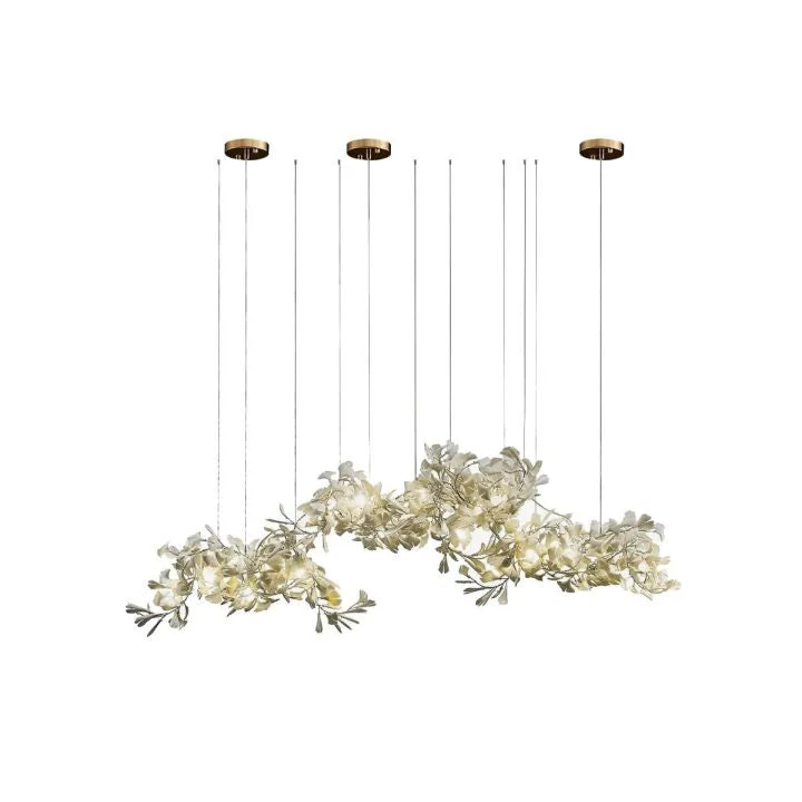 Ceramic Gingko Luxury Chandelier Style H - Image 3