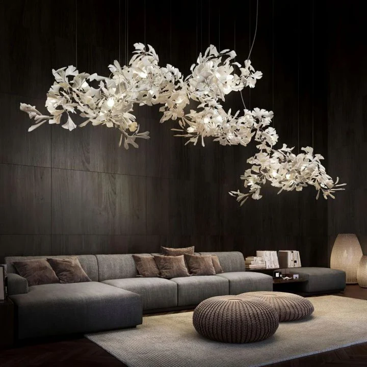 Ceramic Gingko Luxury Chandelier Style H - Image 5