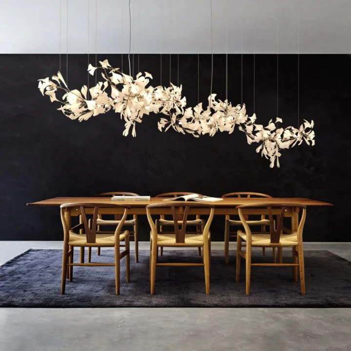 Ceramic Gingko Luxury Chandelier Style H - Image 6