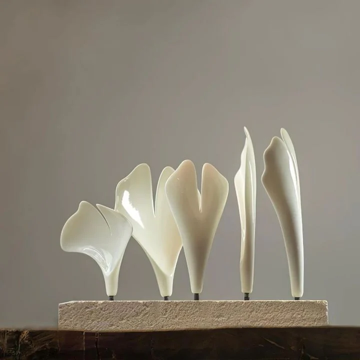 Ceramic Gingko Luxury Chandelier Style H - Image 9