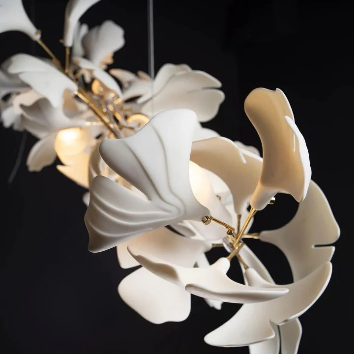 Ceramic Gingko Luxury Chandelier Style I - Image 6