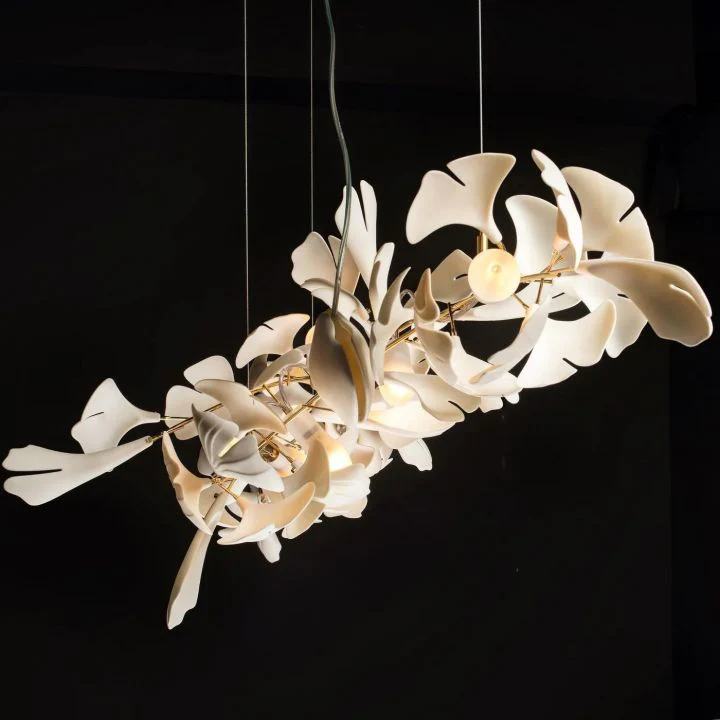Ceramic Gingko Luxury Chandelier Style I - Image 7